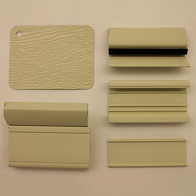 Weatherstripping, exterior, perimeter, double blade, repair